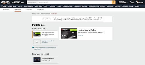 Amazon Portafoglio