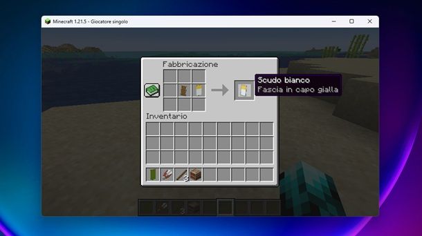 Scudo colorato Minecraft Java