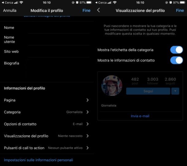 Come togliere la categoria su Instagram Salvatore Aranzulla