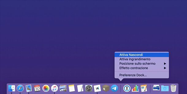 Barra Dock macOS