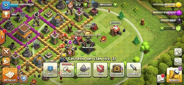 Castello del clan Clash of Clans