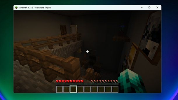 Interno casa Granny Minecraft