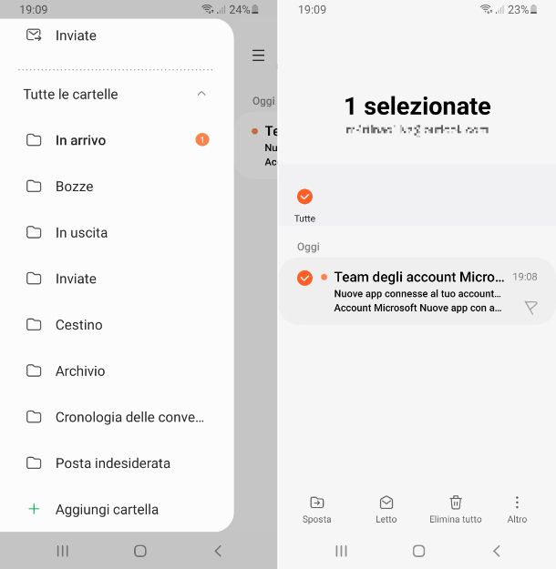 Email app Samsung