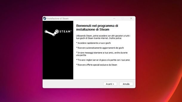 Come configurare Steam