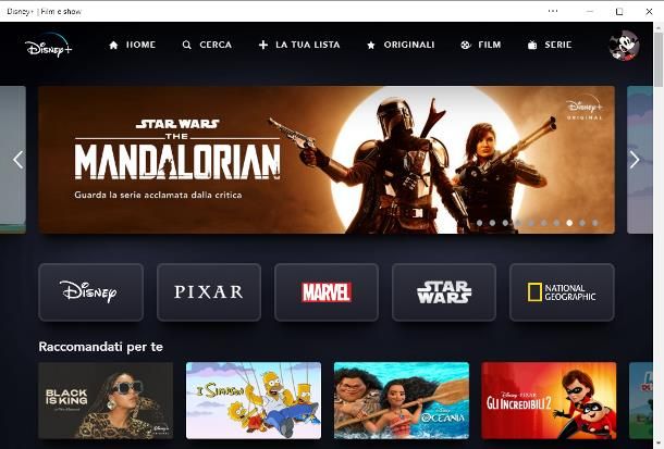 Come scaricare Disney Plus su PC Windows 10