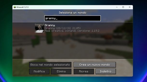 Mappa Granny community Minecraft Java