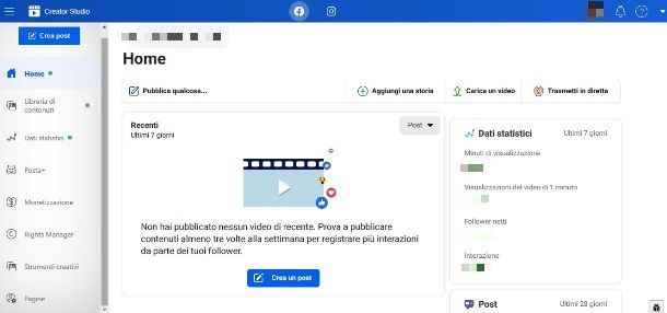 Usare Creator Studio per monetizzare con Facebook