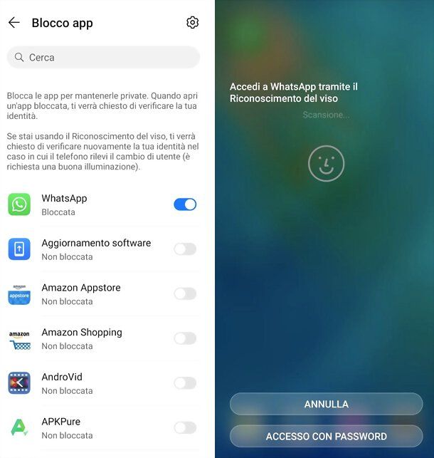 Come mettere il Face ID su WhatsApp per Android