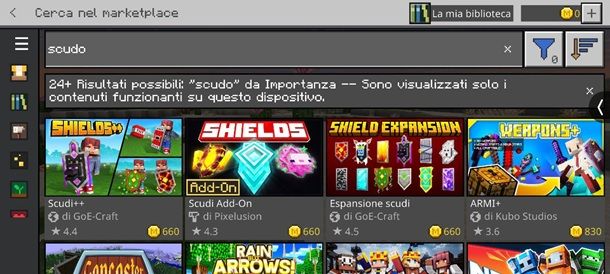 Altri metodi per colorare lo scudo su Minecraft mod