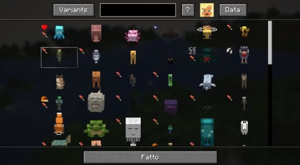 Come diventare un animale su Minecraft Java Edition