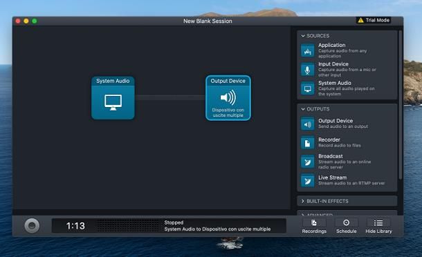 Come registrare lo schermo del Mac con audio interno