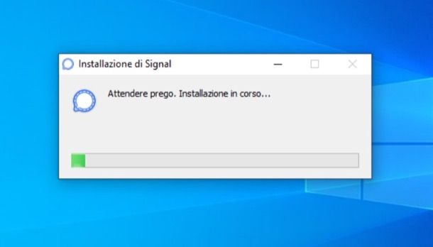 Installazione di Signal su Windows