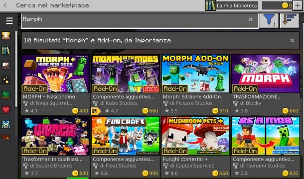 Come diventare un animale su Minecraft Bedrock Edition