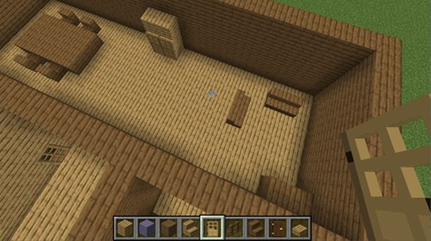 Stanza sul retro casa Granny Minecraft