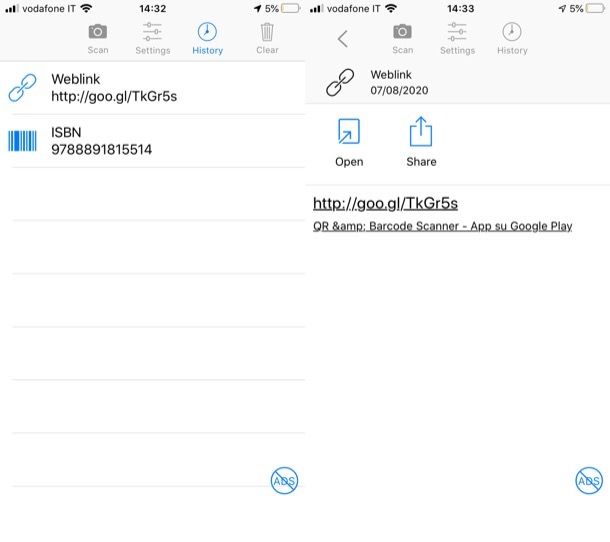 QR & Barcode Scanner per iOS