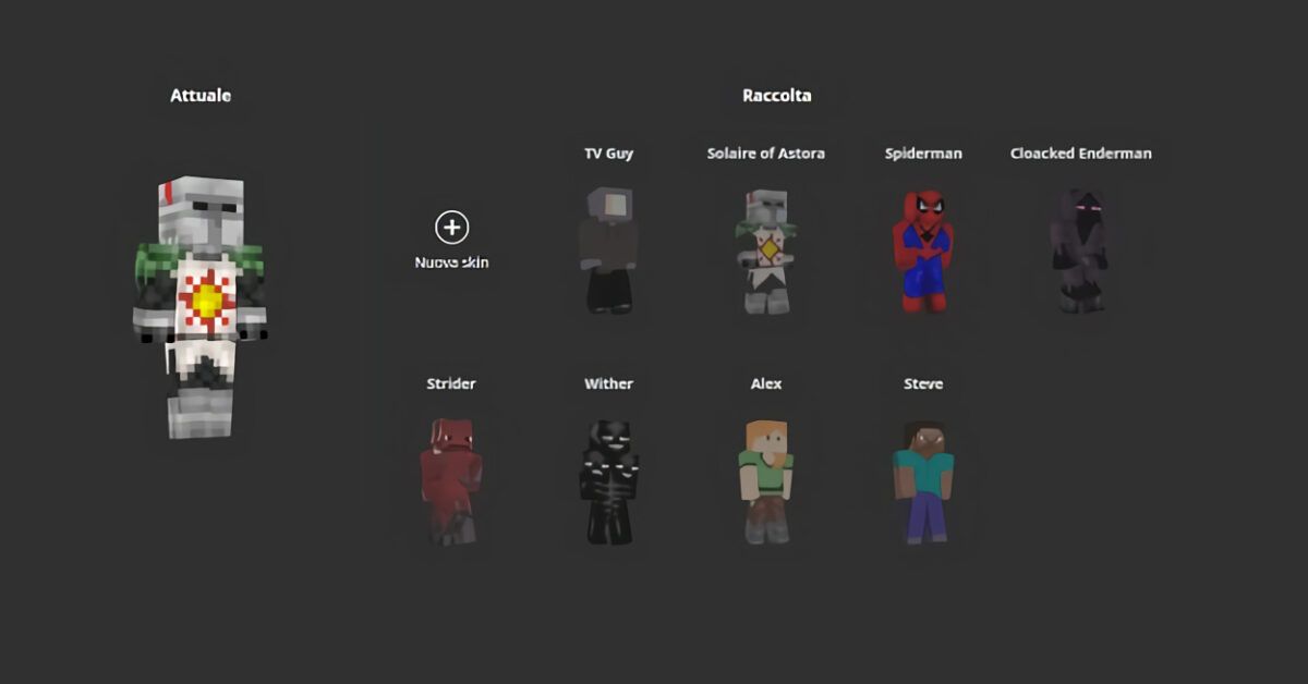 Migliori skin Minecraft