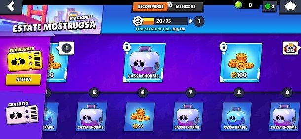 Pass stagionale 3 Brawl Stars