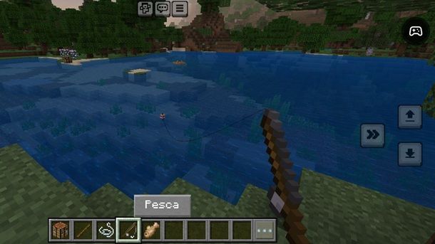 Come costruire una canna da pesca su Minecraft Bedrock Edition