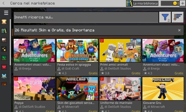 Migliori skin Minecraft Bedrock Edition