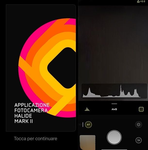 App per fare foto artistiche Halide