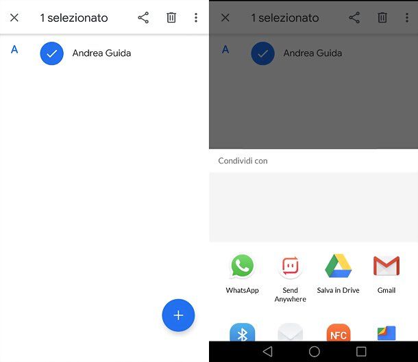 Come passare i contatti da Android a iPhone