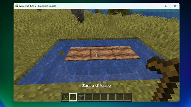 Zappa di legno Minecraft