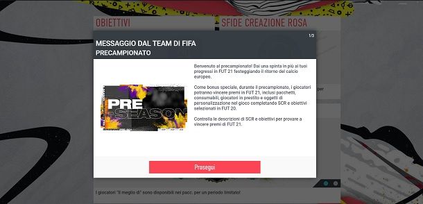 Precampionato FIFA 21