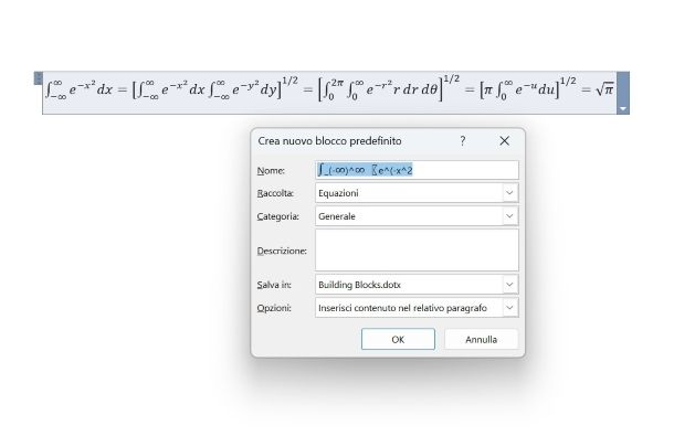 Come copiare formule matematiche su Word