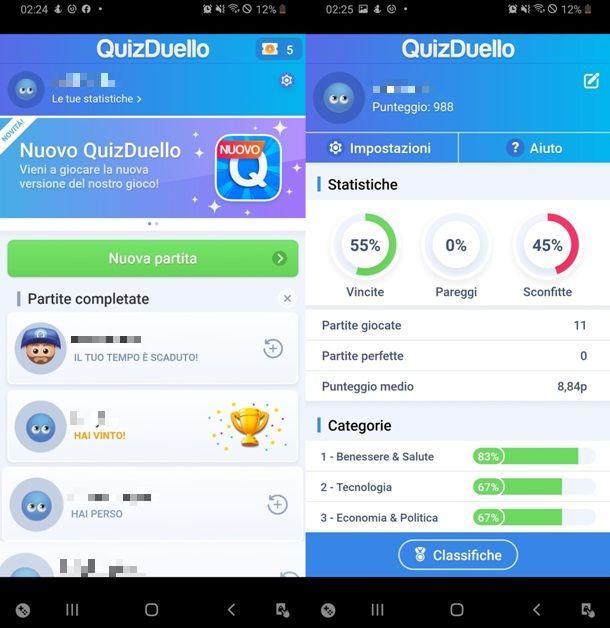 Giocare a QuizDuello su Android
