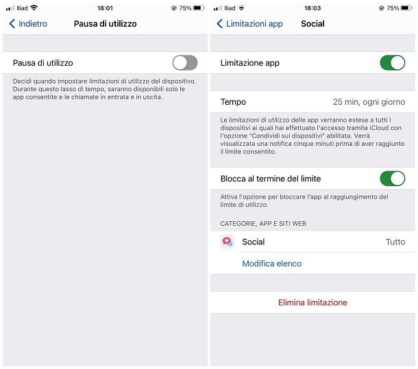 Come vedere il tempo di utilizzo di iPhone