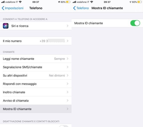 Togliere privato su iPhone