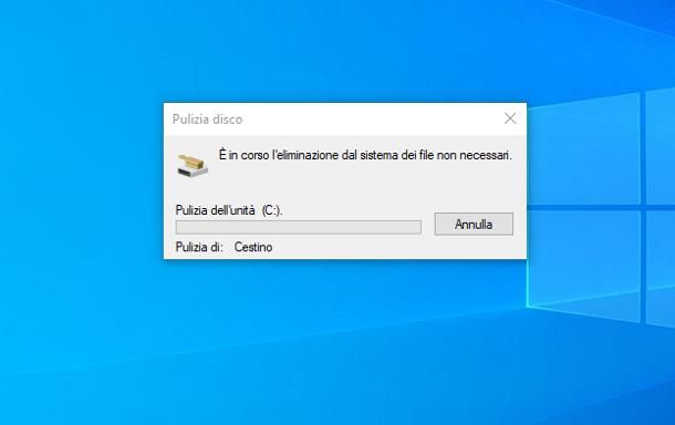 Come liberare spazio su Windows 10 con Pulizia disco