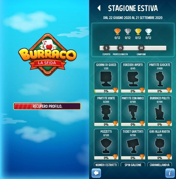 Gameplay di Burraco italiano - la sfida