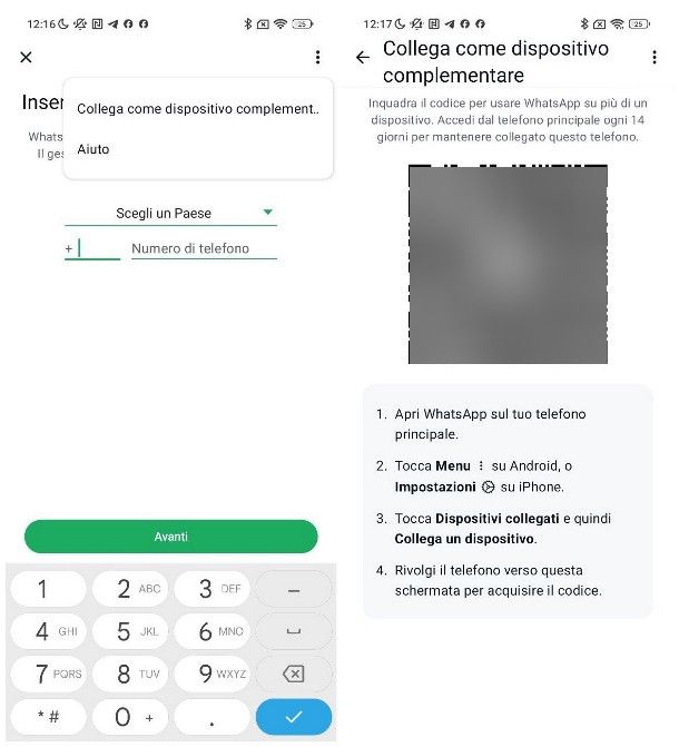 Come collegare un secondo telefono a WhatsApp