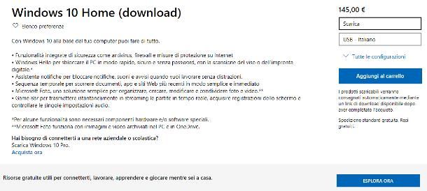 Come scaricare Windows 10 su Windows 7