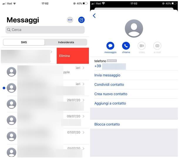 Come eliminare SMS indesiderati su iPhone