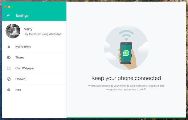 WhatsApp computer