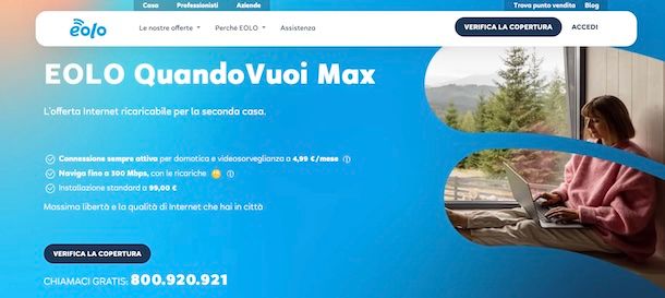 EOLO QuandoVuoi Max