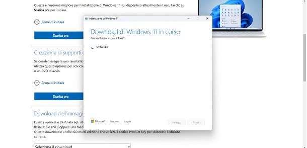 Come fare aggiornamento Windows 10