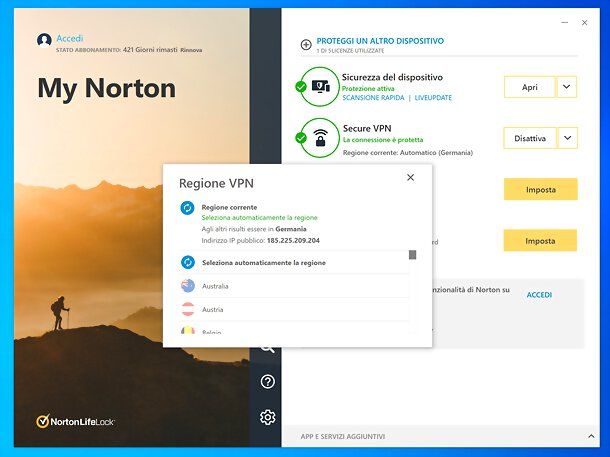 VPN Norton 360