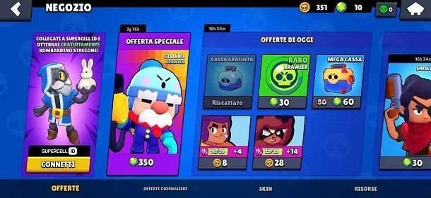 Cassa Brawl gratuita Brawl Stars