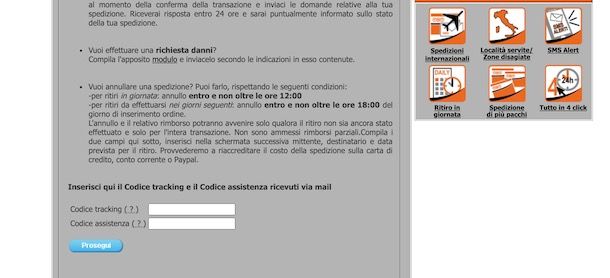 Come contattare TNT Click
