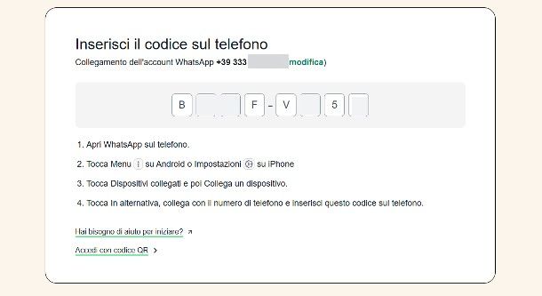 Come collegare il tuo telefono a WhatsApp
