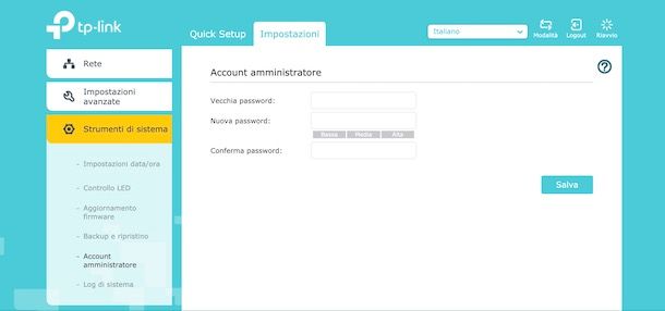Come resettare password TP-Link Extender
