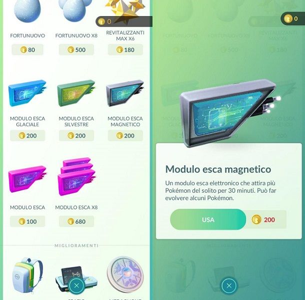 Modulo esca magnetico Pokemon GO