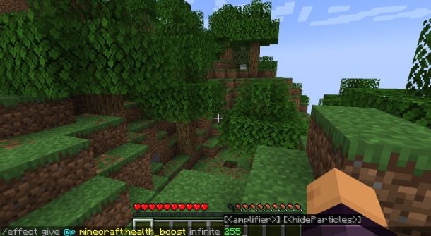 Come avere vita infinita su Minecraft