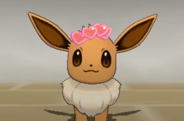 Eevee cuori Pokemon Luna