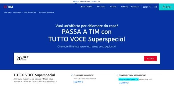 Offerte Telecom casa