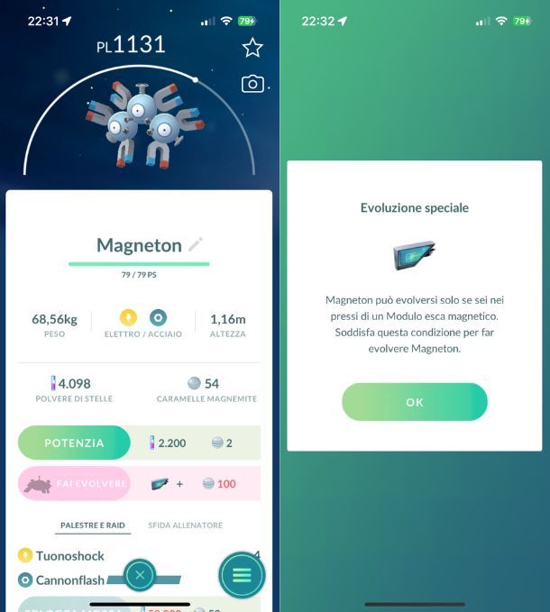 Far evolvere Magneton