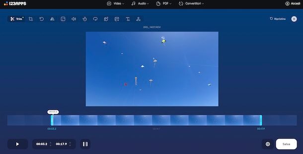 Taglia Video di 123apps